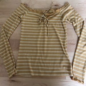 Mustard yellow aeropostale  top